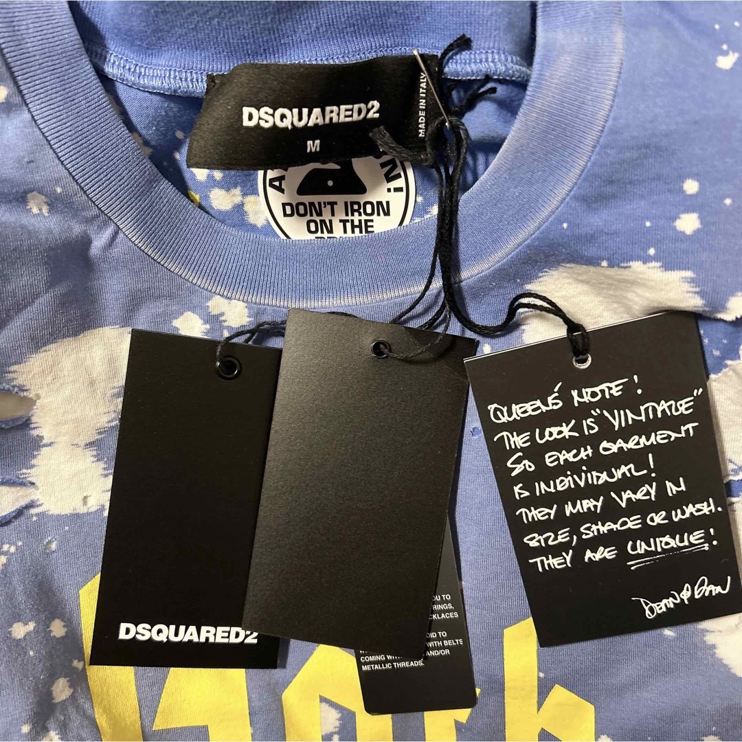 【新品未使用】BTS V着用　Dsquared 2 Tシャツ　Mサイズ