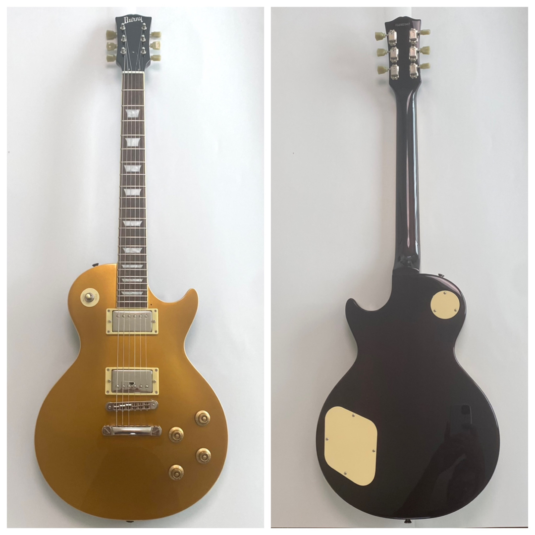 【メンテナンス済美品】Burny  レスポール　Vintage GoldTop