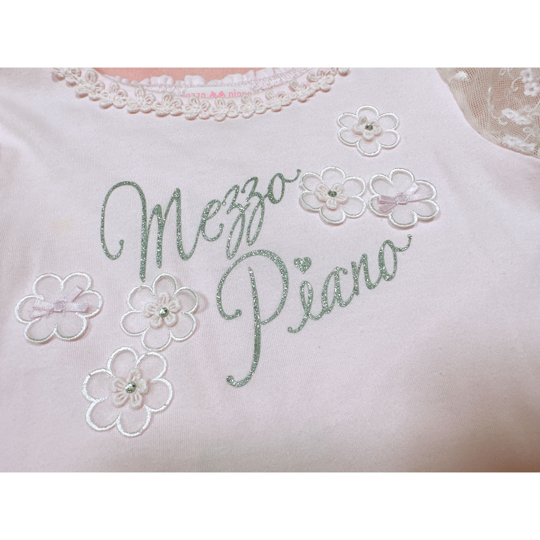 mezzo piano(メゾピアノ)のmezzo piano Tシャツ キッズ/ベビー/マタニティのキッズ服女の子用(90cm~)(Tシャツ/カットソー)の商品写真