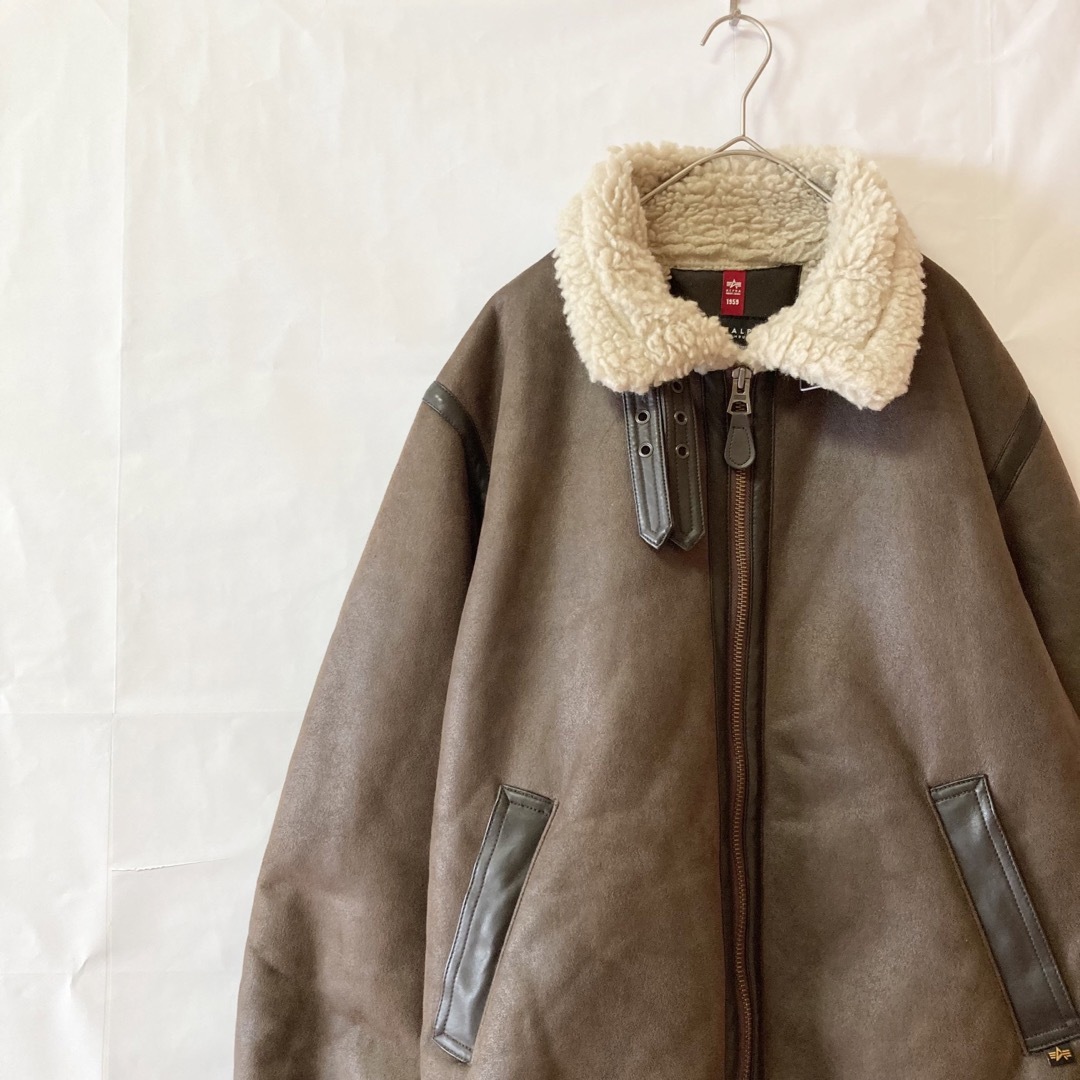 alpha industries  b-3  フェイクムートン  新品  未使用