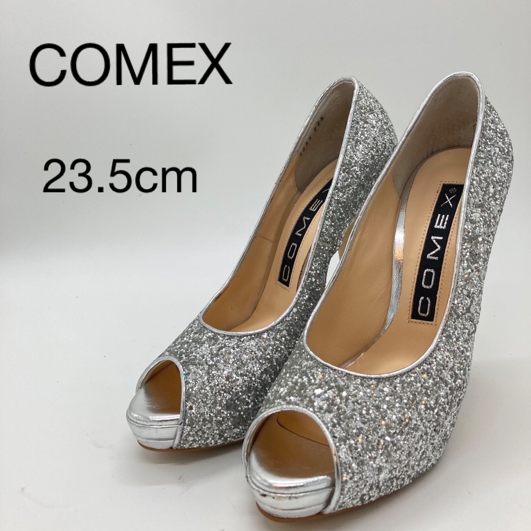 COMEXスパンコールパンプス専用出品