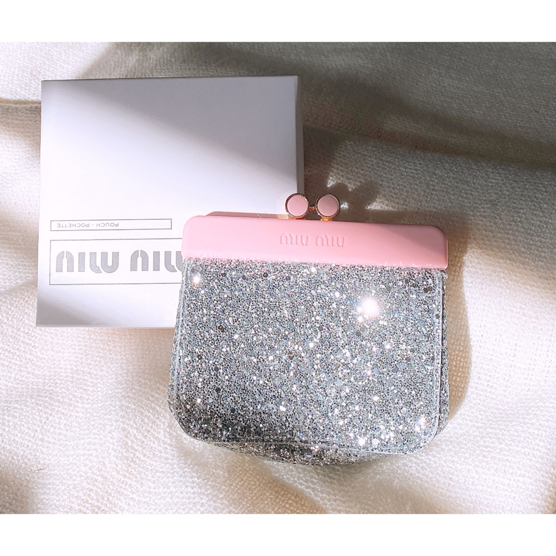 miumiu - 正規品miumiuミュウミュウ ノベルティ 小物入れポーチ ピンク
