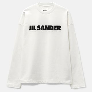 新品  JIL SANDER ロゴ プリント ロングTシャツ ロンT