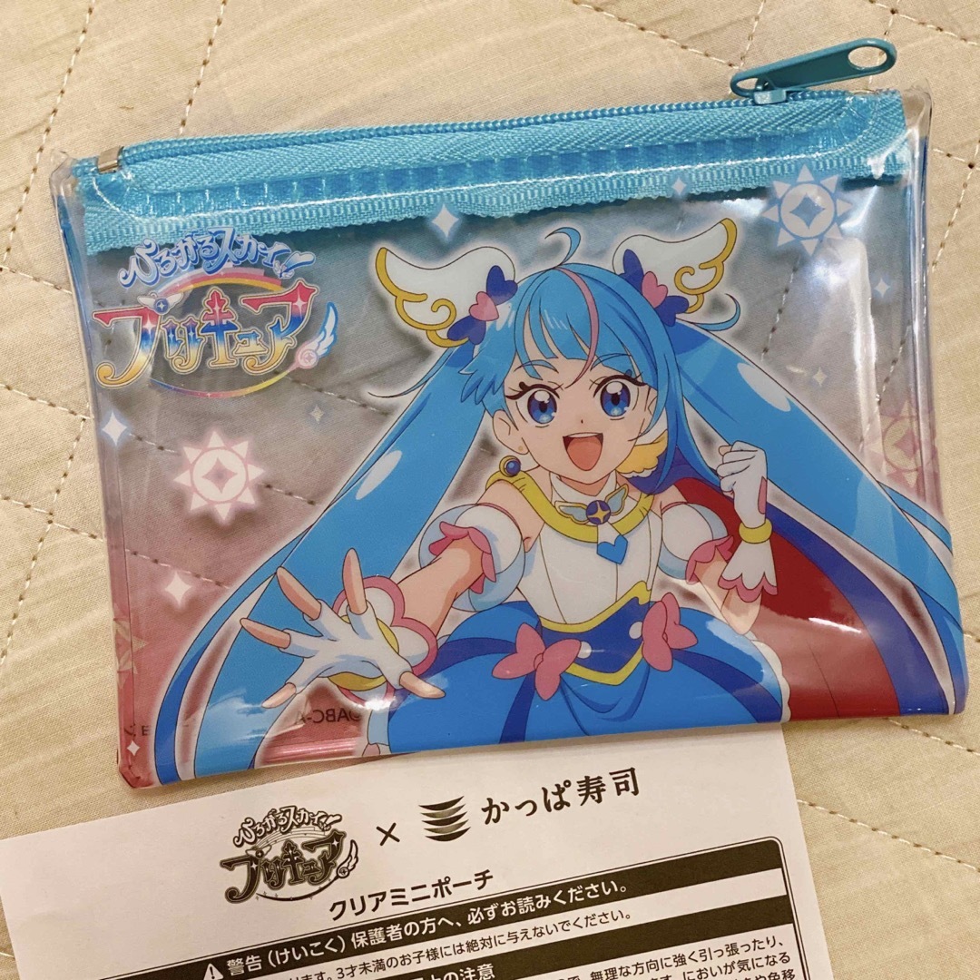 プリキュア　ポーチ　キュアスカイ エンタメ/ホビーのおもちゃ/ぬいぐるみ(キャラクターグッズ)の商品写真