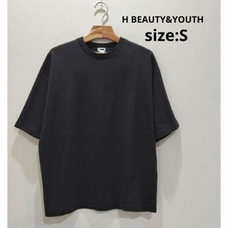 ビューティアンドユースユナイテッドアローズ(BEAUTY&YOUTH UNITED ARROWS)のH BEAUTY&YOUTH ビッグシルエット Ｔシャツ S ダークグレー 半袖(Tシャツ/カットソー(半袖/袖なし))