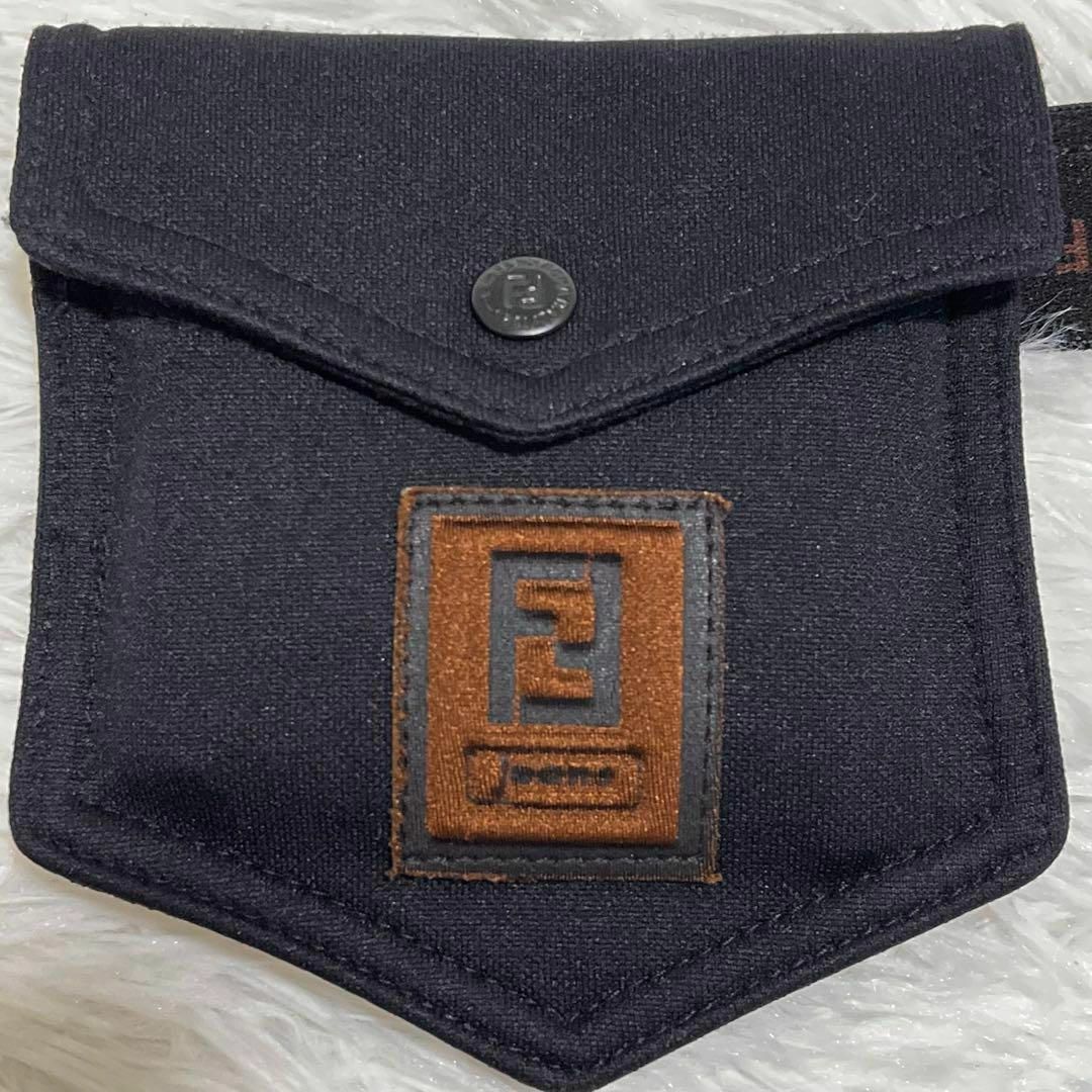 FENDI JEANSズッカ ウエストポーチ ボディバッグ FFロゴ ミニバッグ