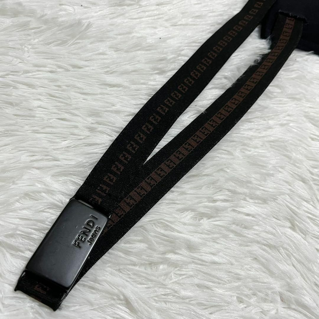 FENDI JEANSズッカ ウエストポーチ ボディバッグ FFロゴ ミニバッグ