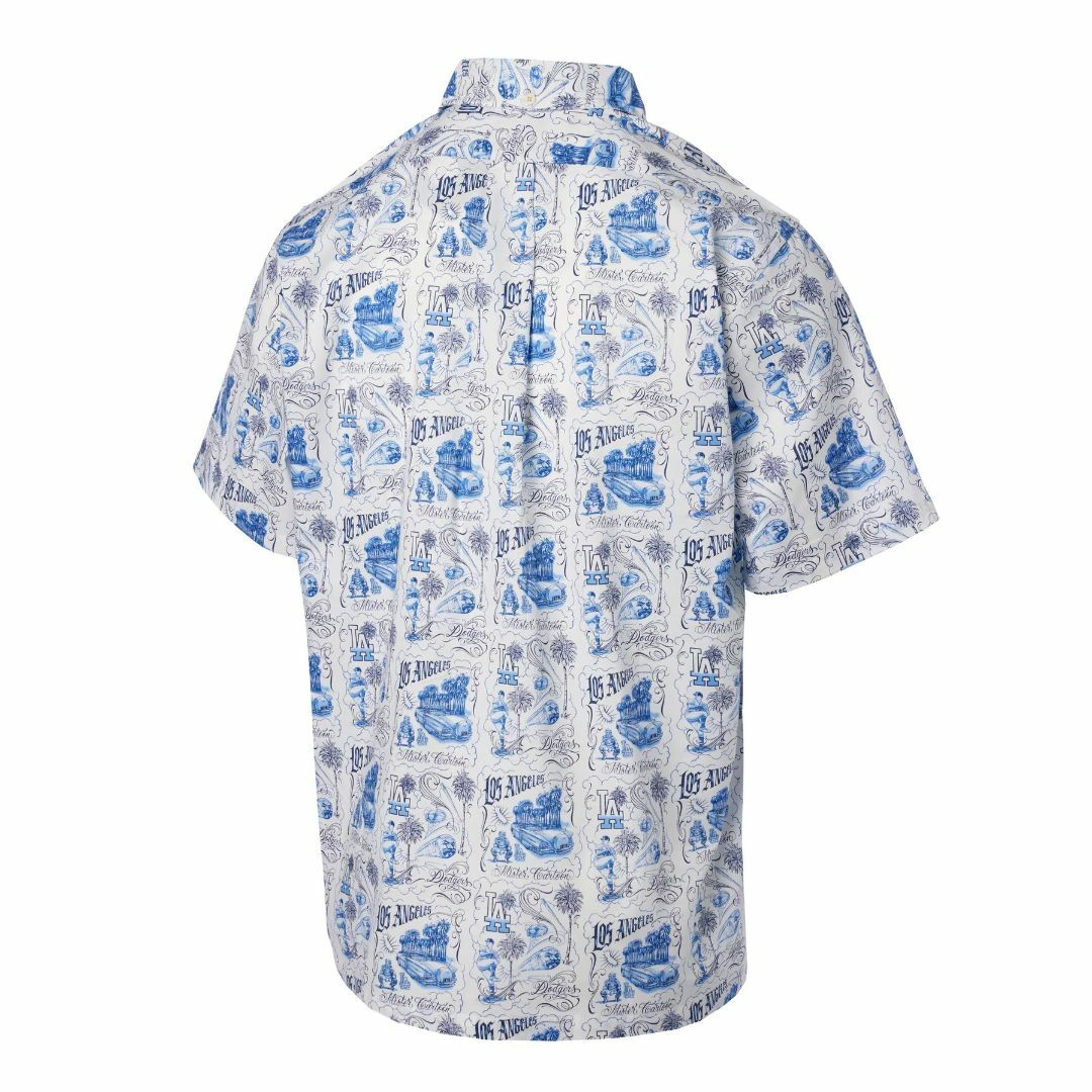 MR CARTOON REYN SPOONER LA DODGERS ALOHA SHIRT M ミスター