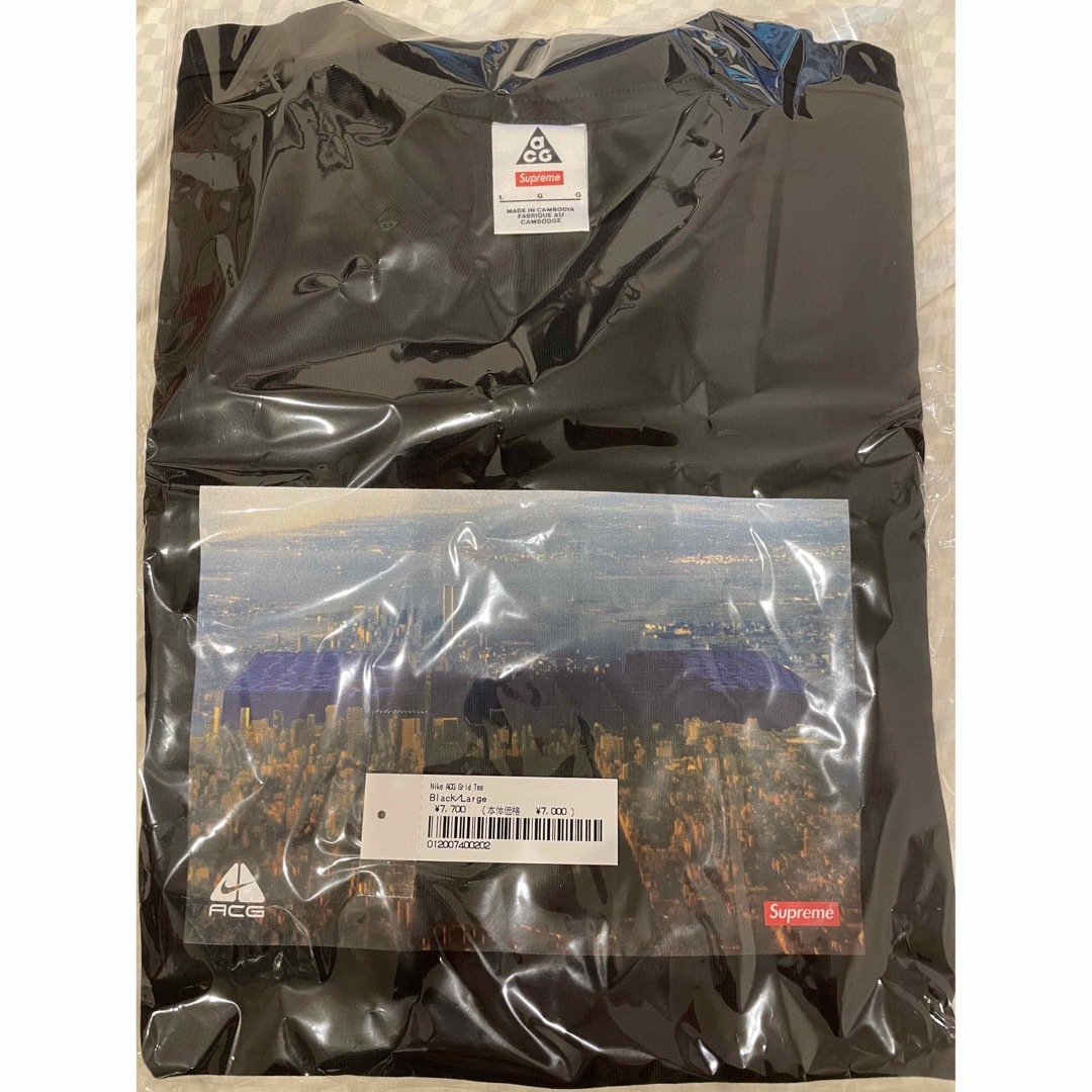 Supreme Nike ACG Grid Tee Black Lサイズ