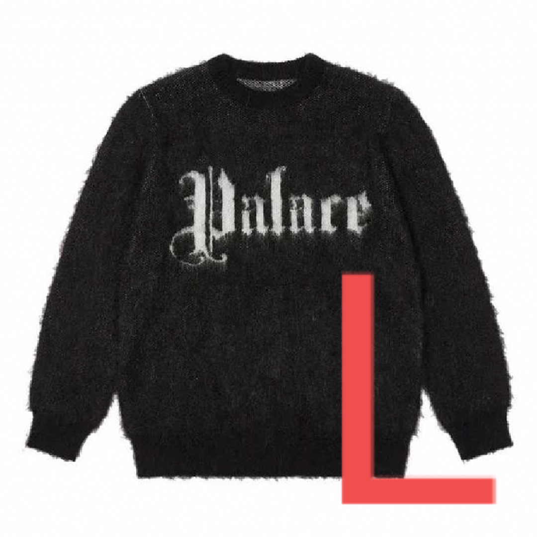 PALACE(パレス)のPALACE Ye Olde Palace Knit "Black" メンズのトップス(ニット/セーター)の商品写真