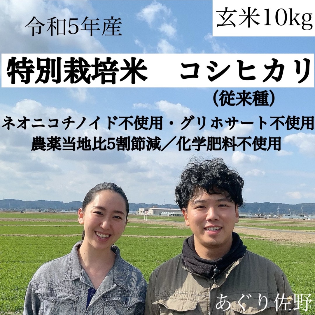 ★[白米]特別栽培米コシヒカリ１０ｋｇ有機肥料減農薬栽培