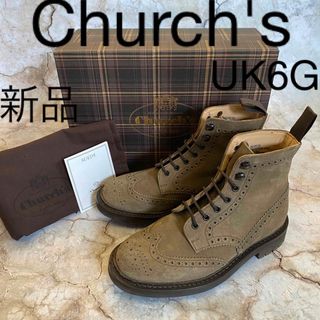 チャーチ(Church's)の新品 Church's マクファーレンⅡ　フルブローグダービーブーツ スエード(ブーツ)