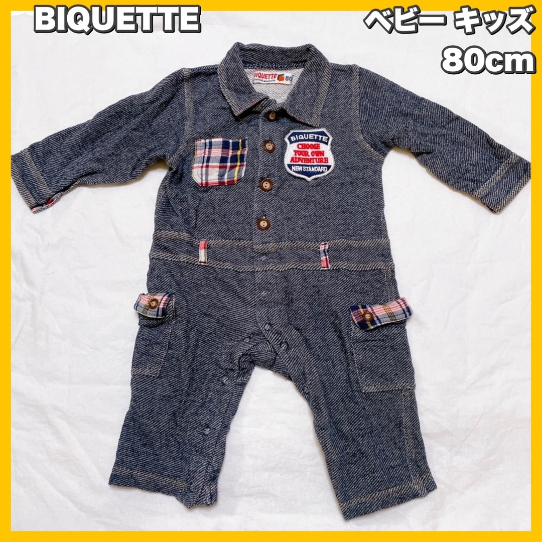 Biquette(ビケット)のBIQUETTE / ビケット ロンパース 80cm キッズ/ベビー/マタニティのベビー服(~85cm)(ロンパース)の商品写真