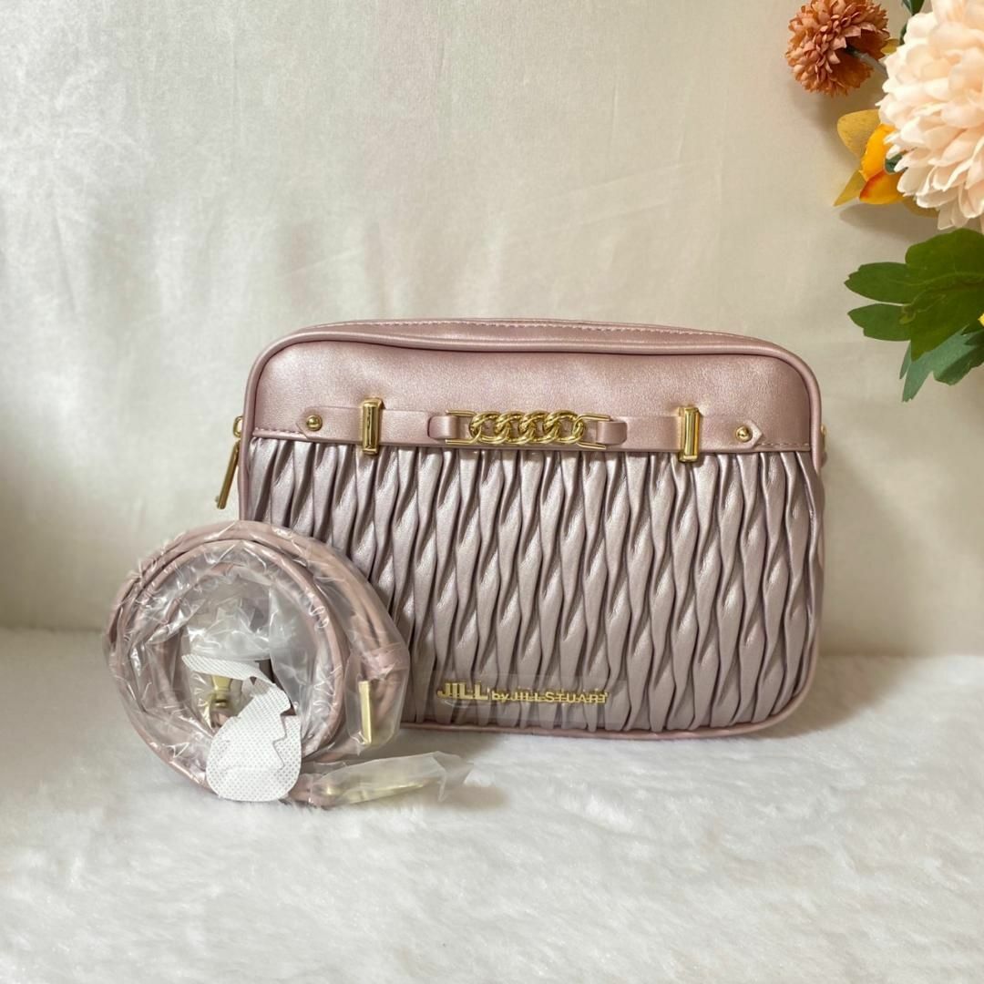 JILL BY JILLSTUART パフィーポシェット メタリックピンク 限定