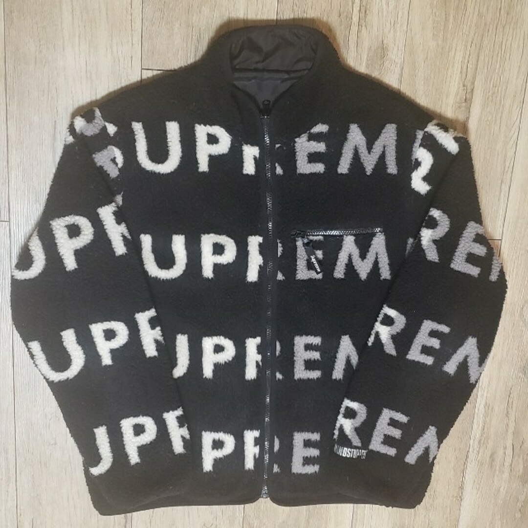 ジャケット/アウターSupreme Reversible Logo Fleece Jacket