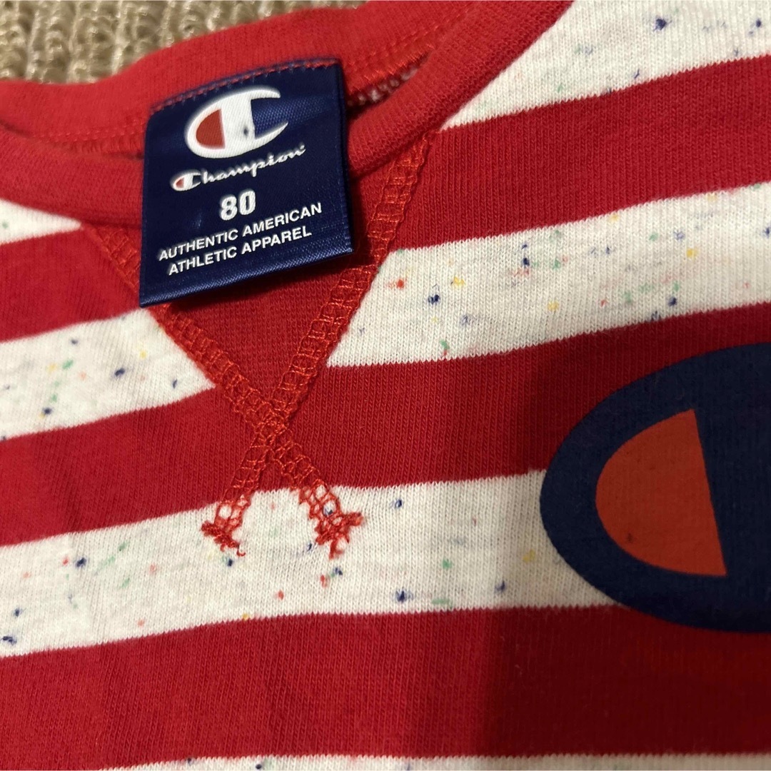 Champion(チャンピオン)のChampion☆半袖Tシャツ(80) キッズ/ベビー/マタニティのベビー服(~85cm)(Ｔシャツ)の商品写真