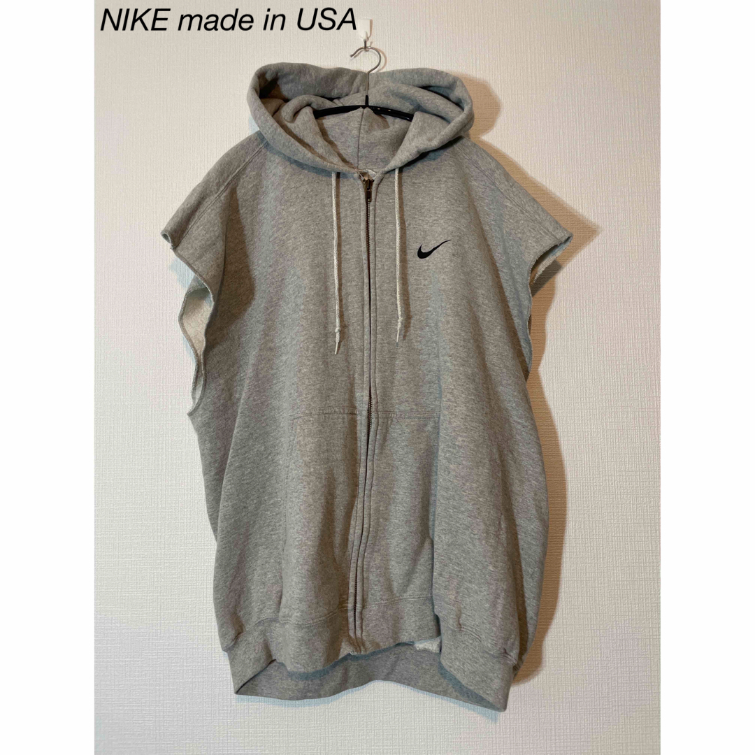 NIKE made in USA カットオフノースリーブパーカー