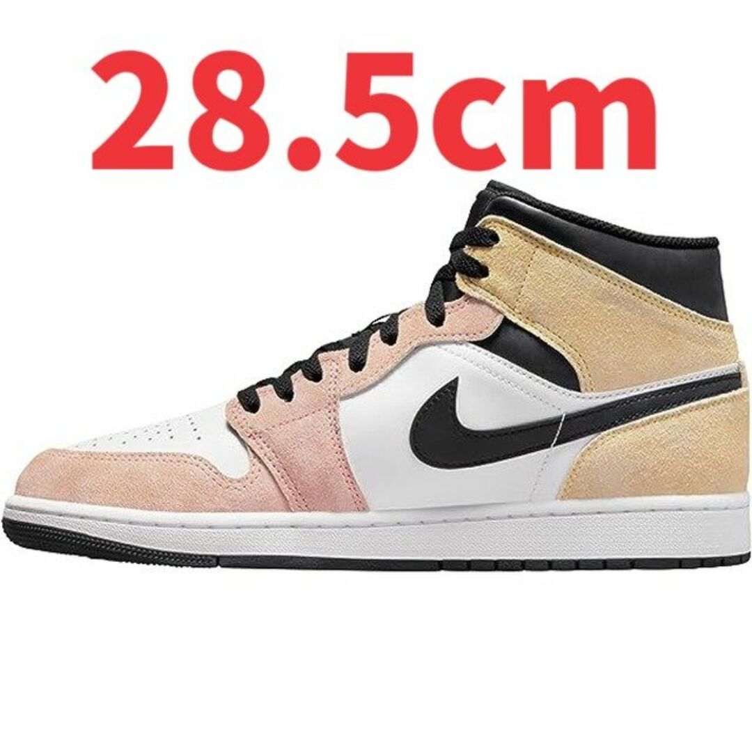 Jordan Brand(NIKE) - エアジョーダン1 MID SE ピンク オレンジ 白