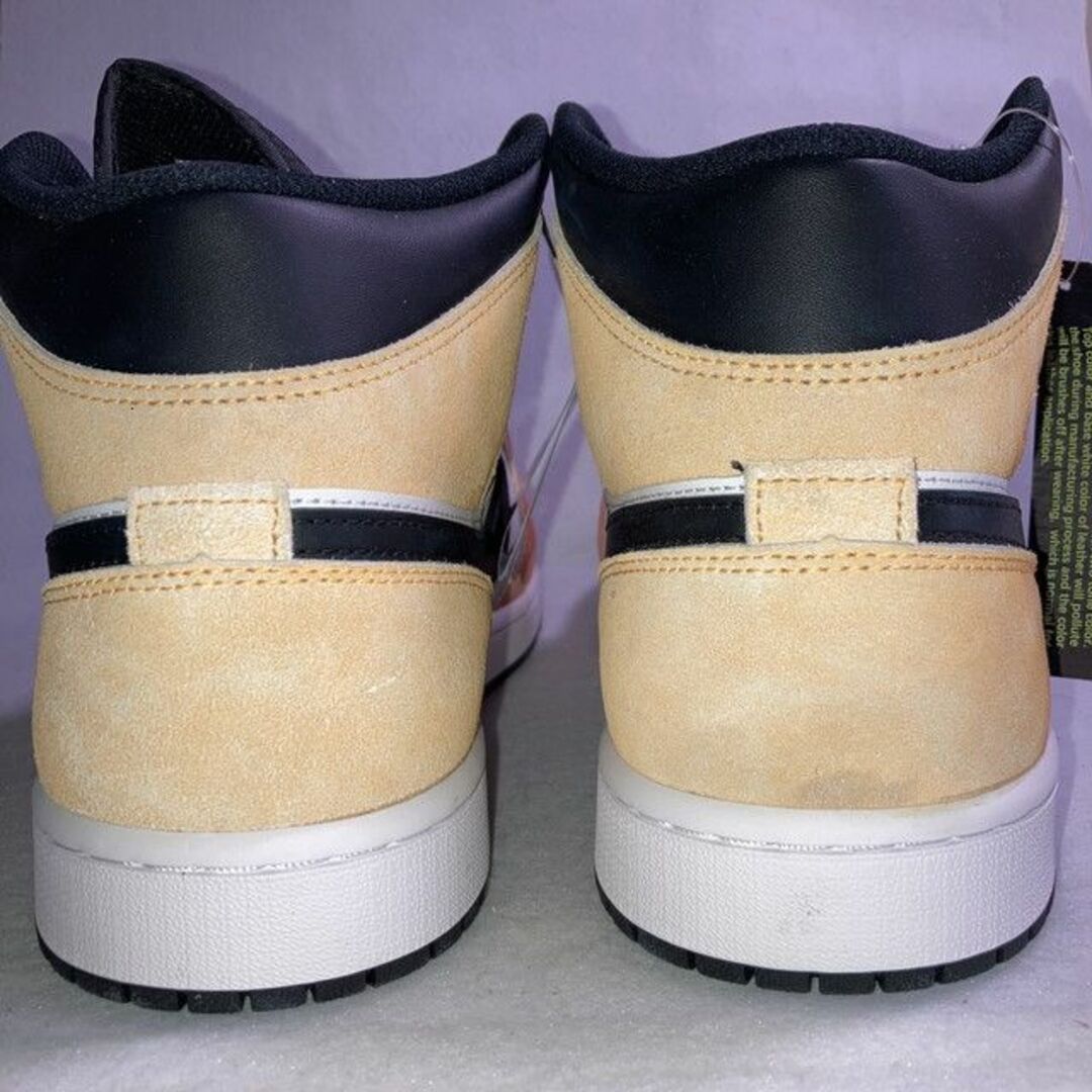 Jordan Brand(NIKE) - エアジョーダン1 MID SE ピンク オレンジ 白