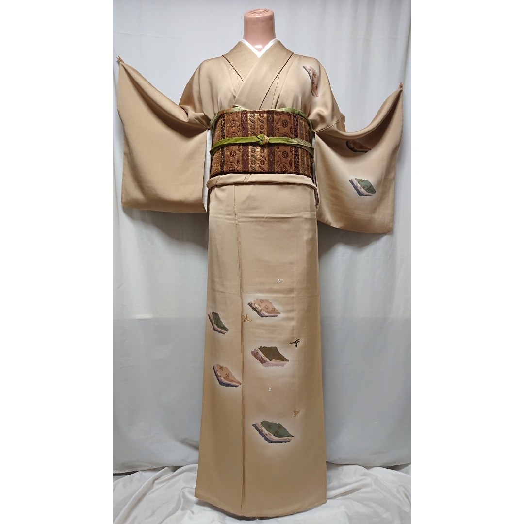 付下げ4点セット《暈し染め・刺繍花鳥吉祥文様》 | フリマアプリ ラクマ