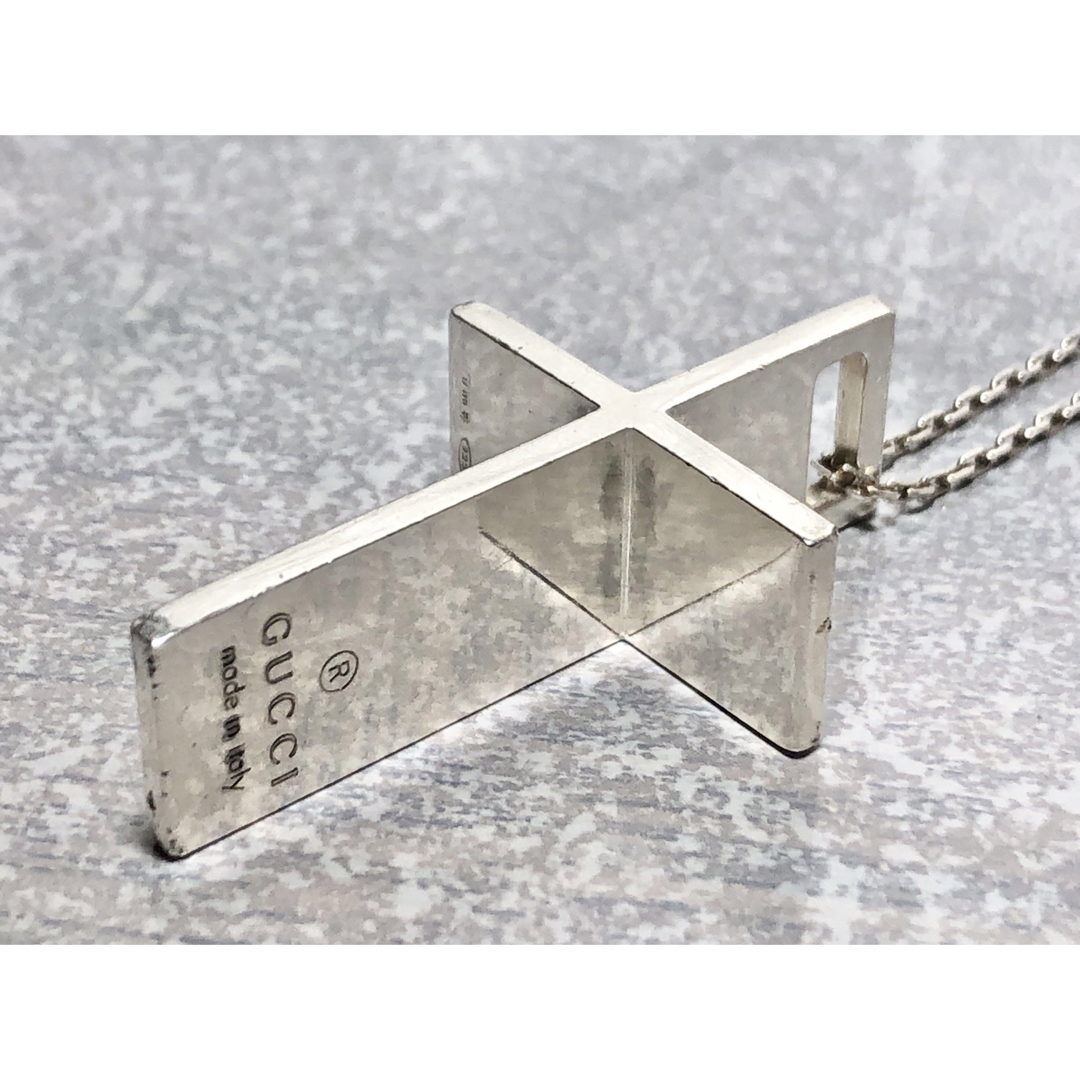 グッチ クロス ネックレストップ シルバー 925 GUCCI silver