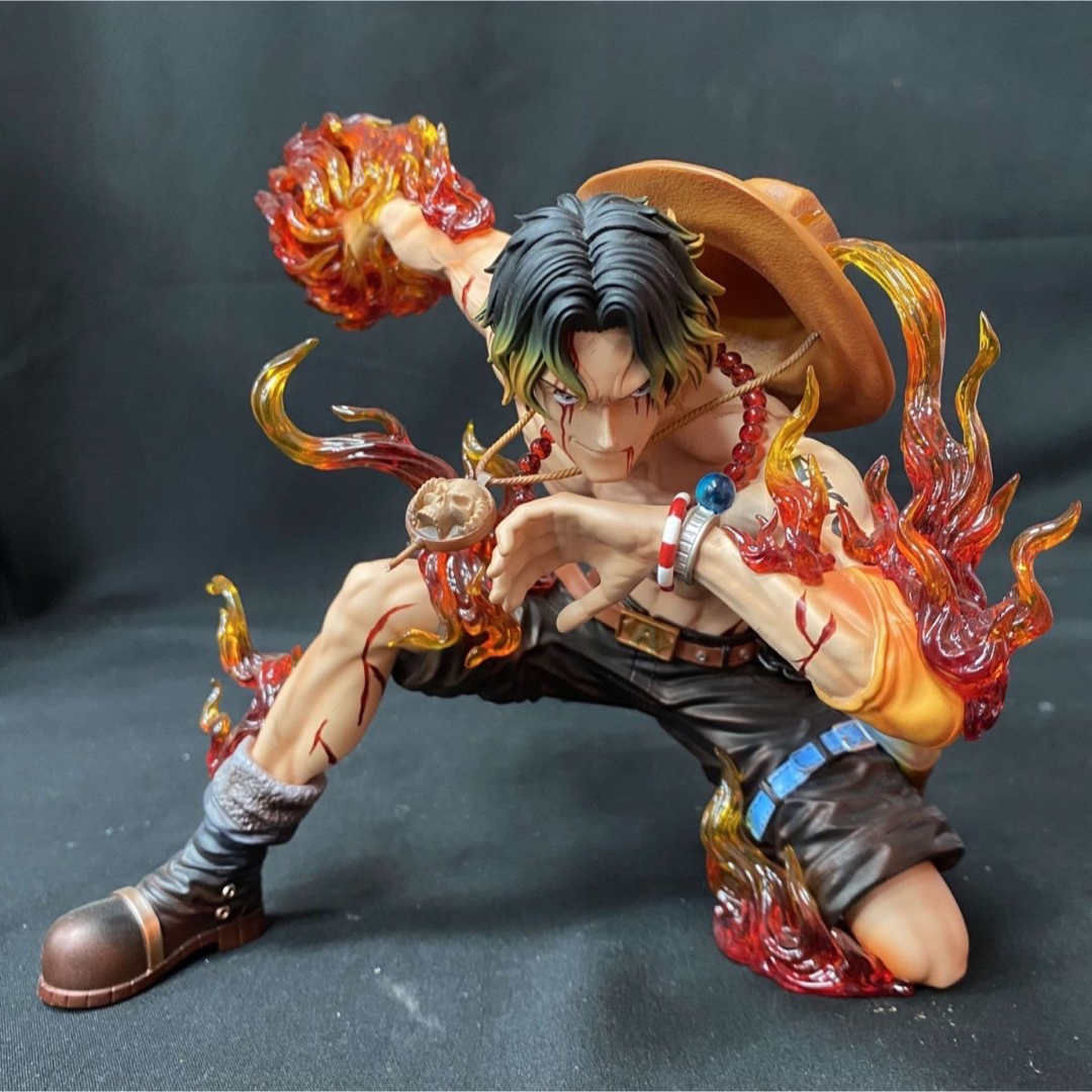 フィギュアONE PIECE ポートガス・D・エース  完成品 炎の特殊効菓