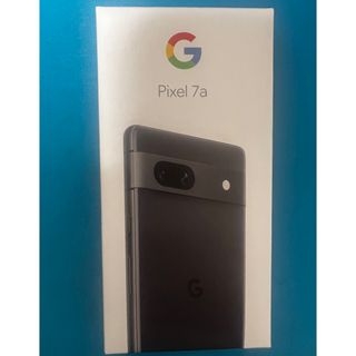 グーグル(Google)のGoogle pixel 7a 新品未使用　SIMフリー　残債無しブラック(1)(スマートフォン本体)