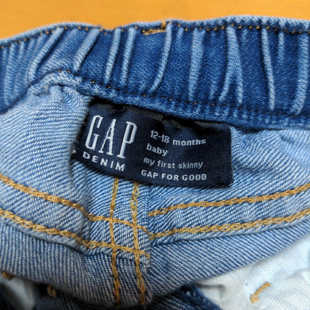 MUJI (無印良品)(ムジルシリョウヒン)のGAP 無印良品　パンツ　3枚セット キッズ/ベビー/マタニティのベビー服(~85cm)(パンツ)の商品写真