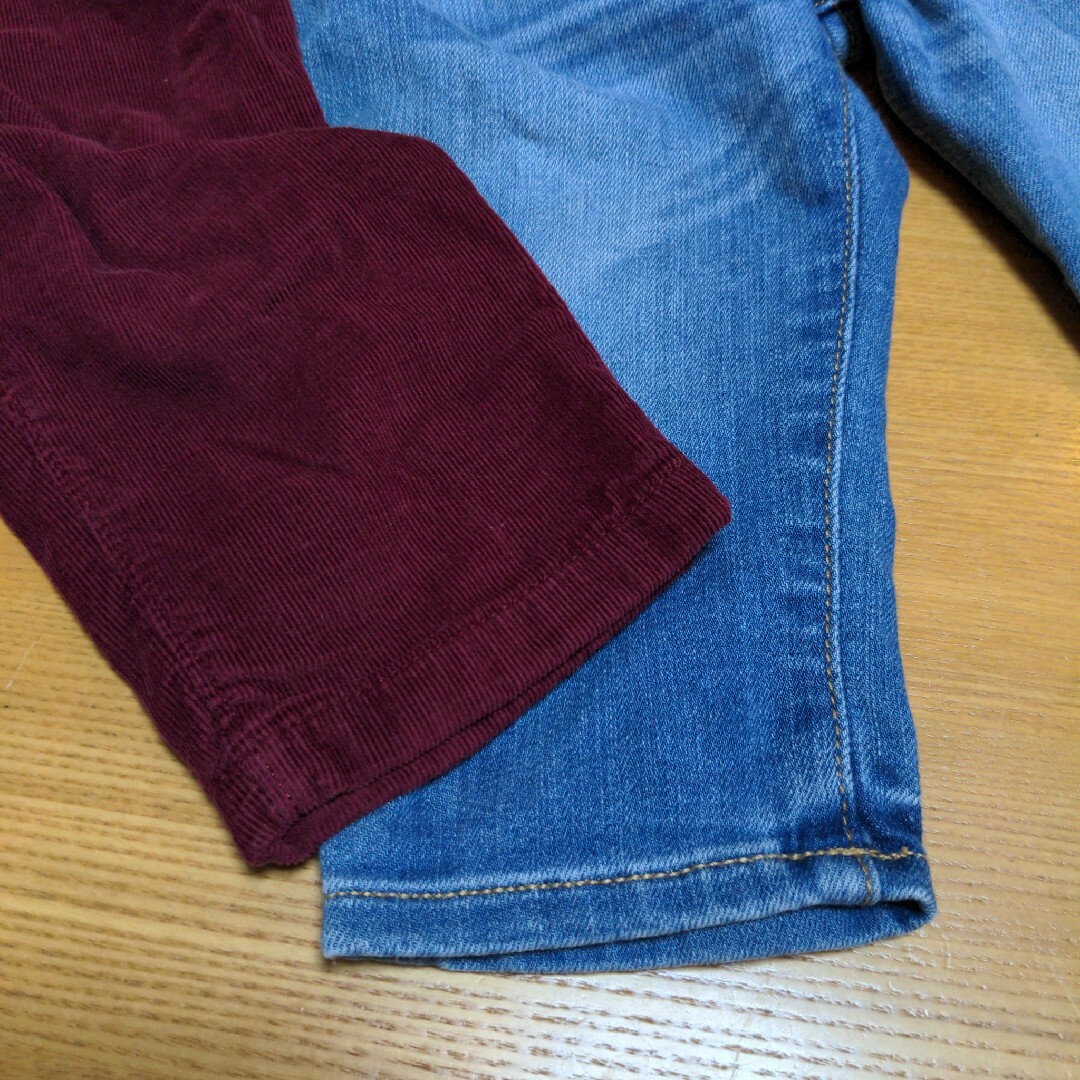 MUJI (無印良品)(ムジルシリョウヒン)のGAP 無印良品　パンツ　3枚セット キッズ/ベビー/マタニティのベビー服(~85cm)(パンツ)の商品写真