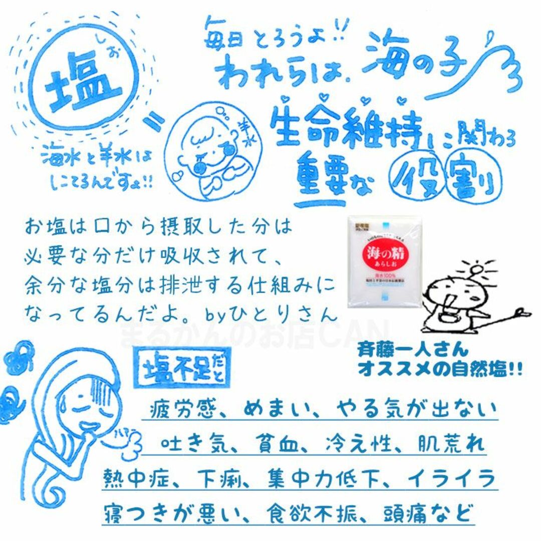 500g×10袋】斉藤一人さんオススメの自然塩 海の精 食品 500g×10袋】斉藤一人さんオススメの自然塩 海の精 食品