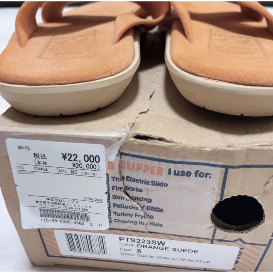 新品❤️SHIPSサンダル 別注 シップス クロスストラップ サンダル メンズ