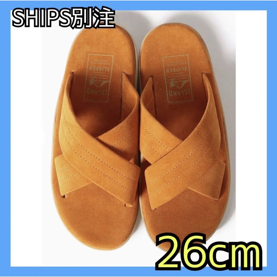 新品❤️SHIPSサンダル 別注 シップス クロスストラップ サンダル メンズ | フリマアプリ ラクマ