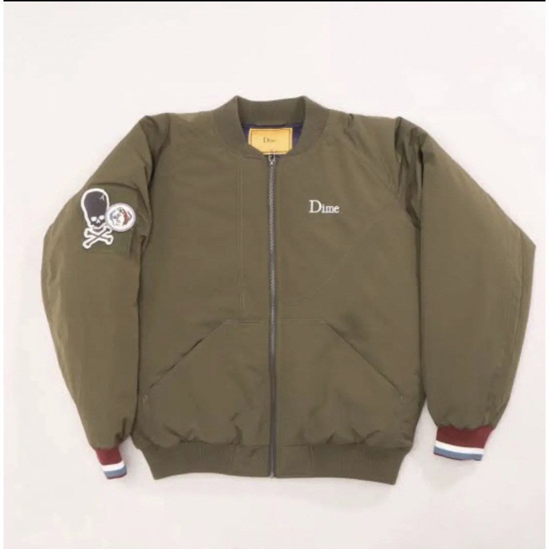 Dime Velcro Patch Bomber Jacket メンズのジャケット/アウター(フライトジャケット)の商品写真