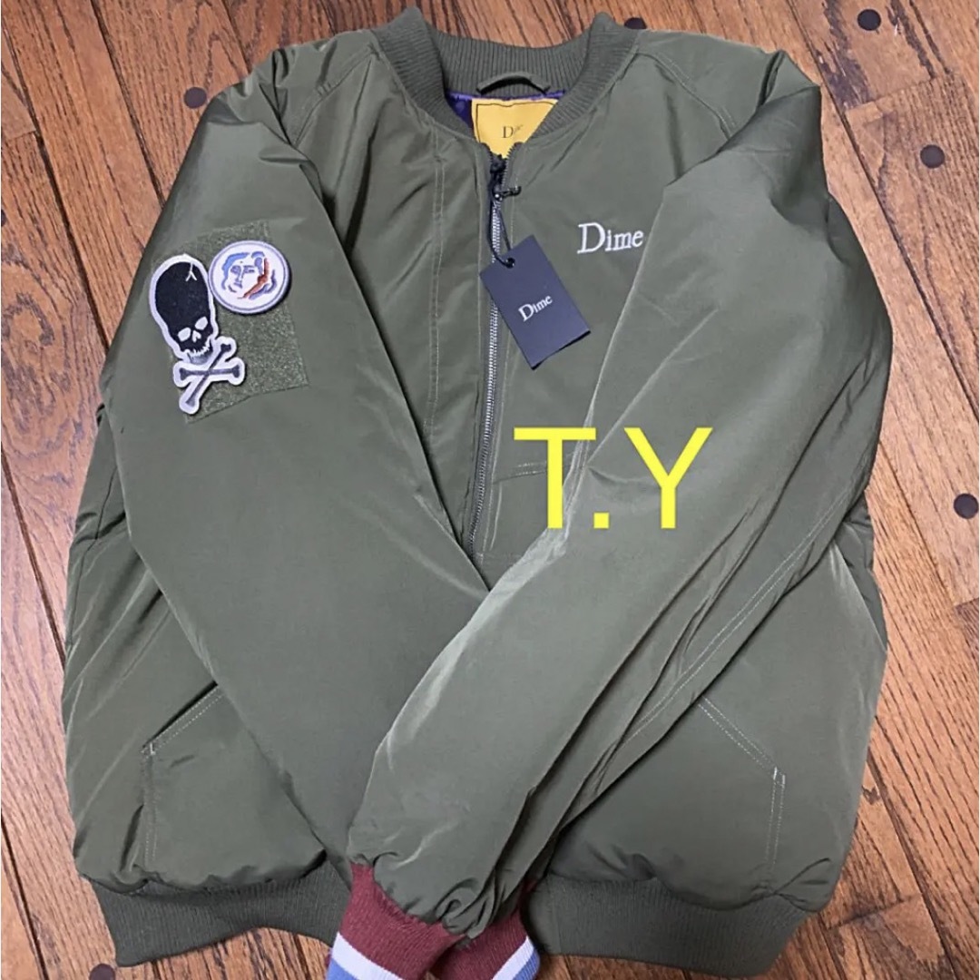 Dime Velcro Patch Bomber Jacket メンズのジャケット/アウター(フライトジャケット)の商品写真