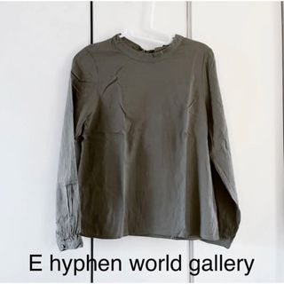 イーハイフンワールドギャラリー(E hyphen world gallery)のイーハイフン　ブラウスプルオーバー(シャツ/ブラウス(長袖/七分))