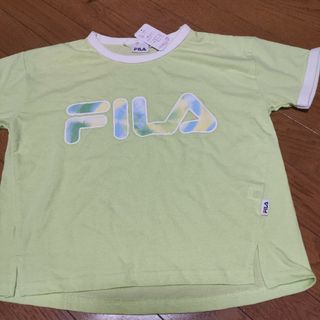 フィラ(FILA)の新品タグ付き　FILA　フィラ　半袖　140 黄緑(Tシャツ/カットソー)