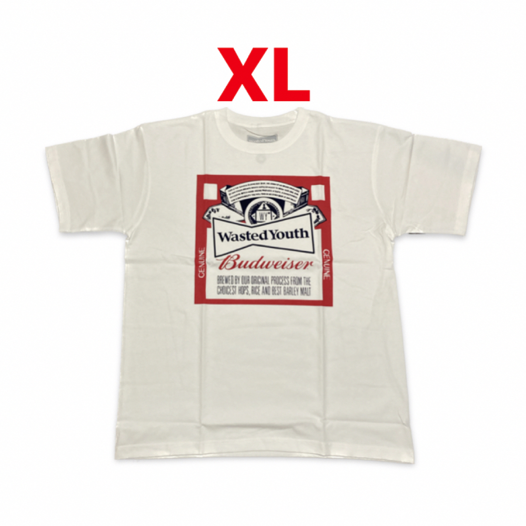 Wasted Youth Budweiser フラワー缶 Tシャツ XL