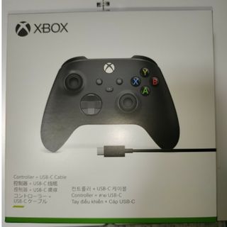 マイクロソフト(Microsoft)の【中古】XBOX 純正コントローラー 黒(その他)