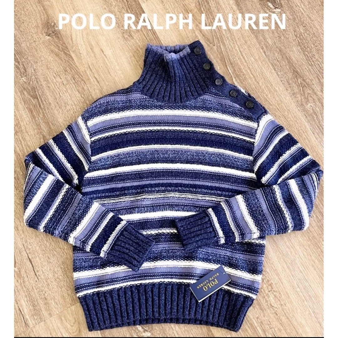 POLO RALPH LAUREN(ポロラルフローレン)のPOLO ラルフローレン　コットンセーター　セーター　小さめサイズ　米国購入新品 レディースのトップス(ニット/セーター)の商品写真