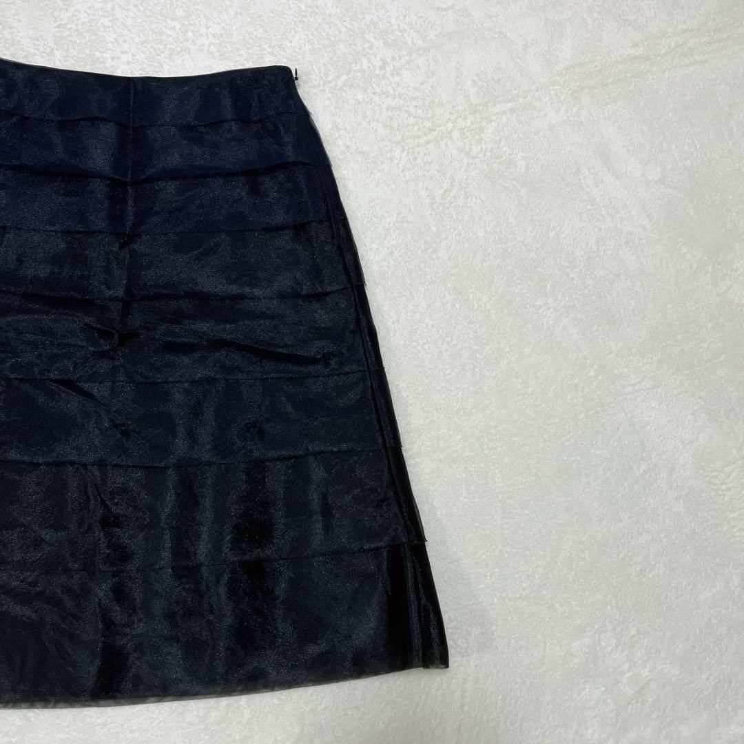 【LANVIN COLLECTION】ランバンコレクション 膝丈スカート