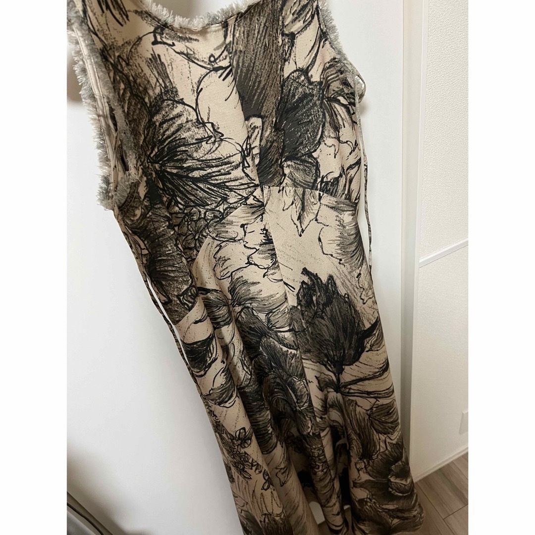 KEITAMARUYAMA × AMERI VOLUME FLARE DRESS-