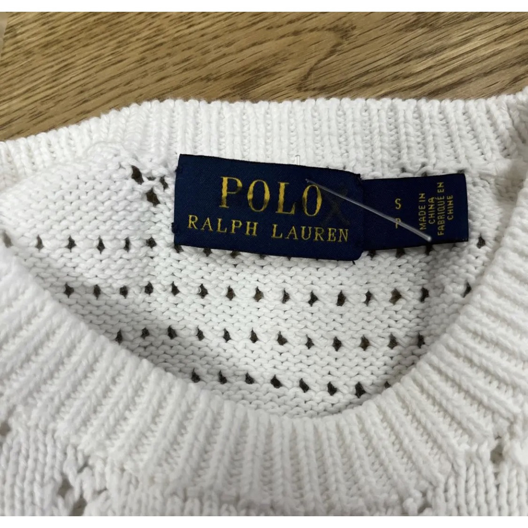 POLO RALPH LAUREN(ポロラルフローレン)のPOLO ラルフローレン　コットンセーター　セーター　小さめサイズ　米国購入新品 レディースのトップス(ニット/セーター)の商品写真