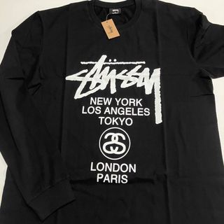 ステューシー(STUSSY)のSTUSSY WORLD tour LS TEE(Tシャツ/カットソー(七分/長袖))