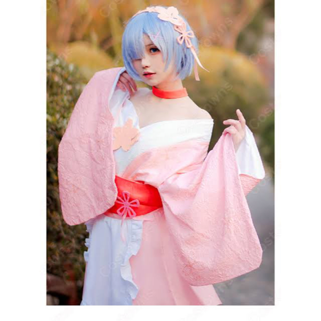 レム　桜　コスプレ　衣装　リゼロ