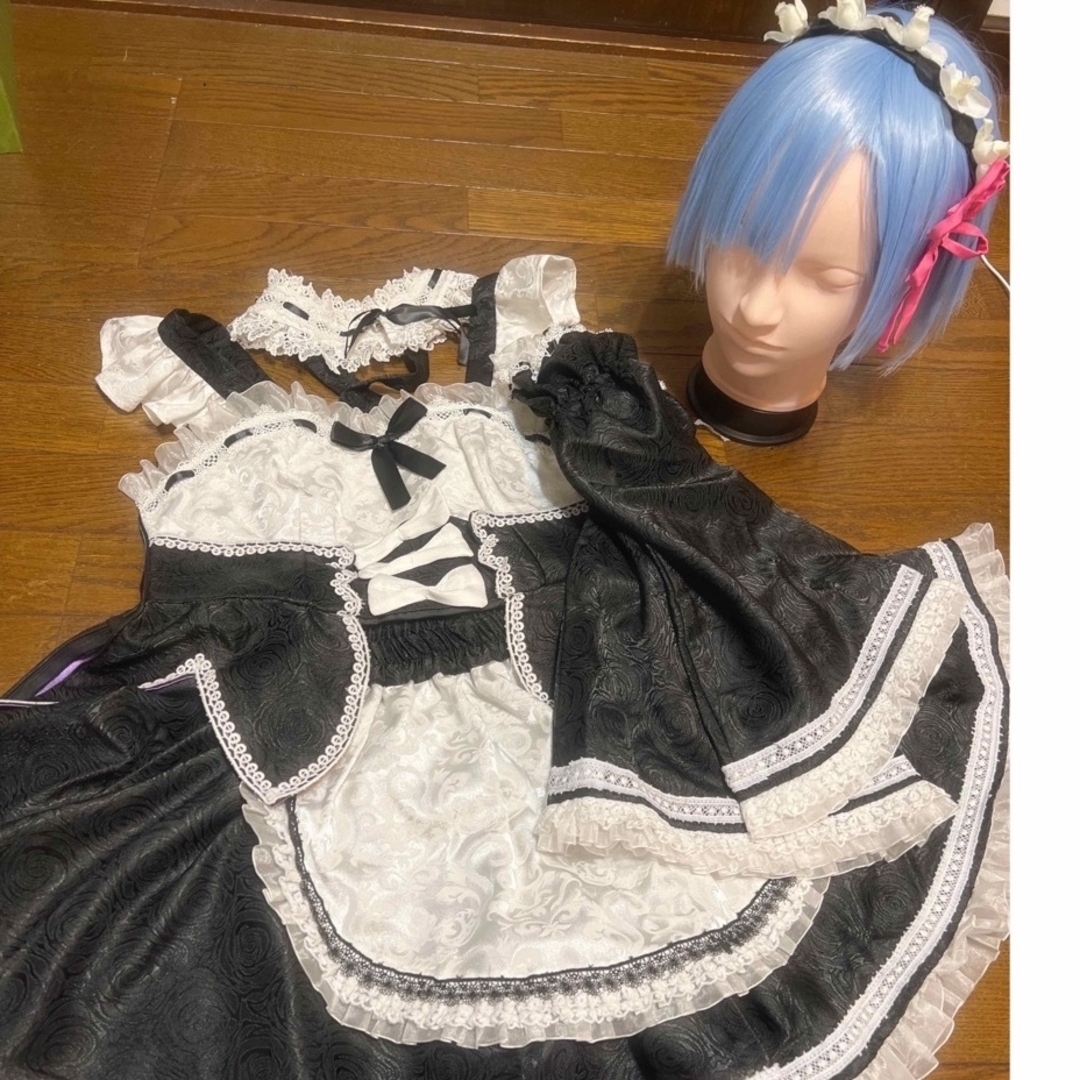 レム　コスプレ　メイド　衣装　リゼロ　セット