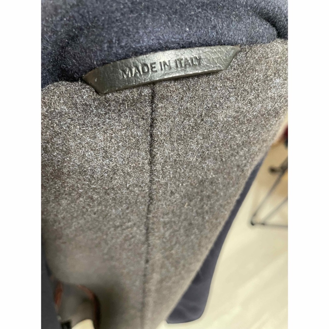 LORO PIANA(ロロピアーナ)の(美品)ロロピアーナ カシミヤ100%ネイビーコートxs(Mサイズ相当) メンズのジャケット/アウター(チェスターコート)の商品写真