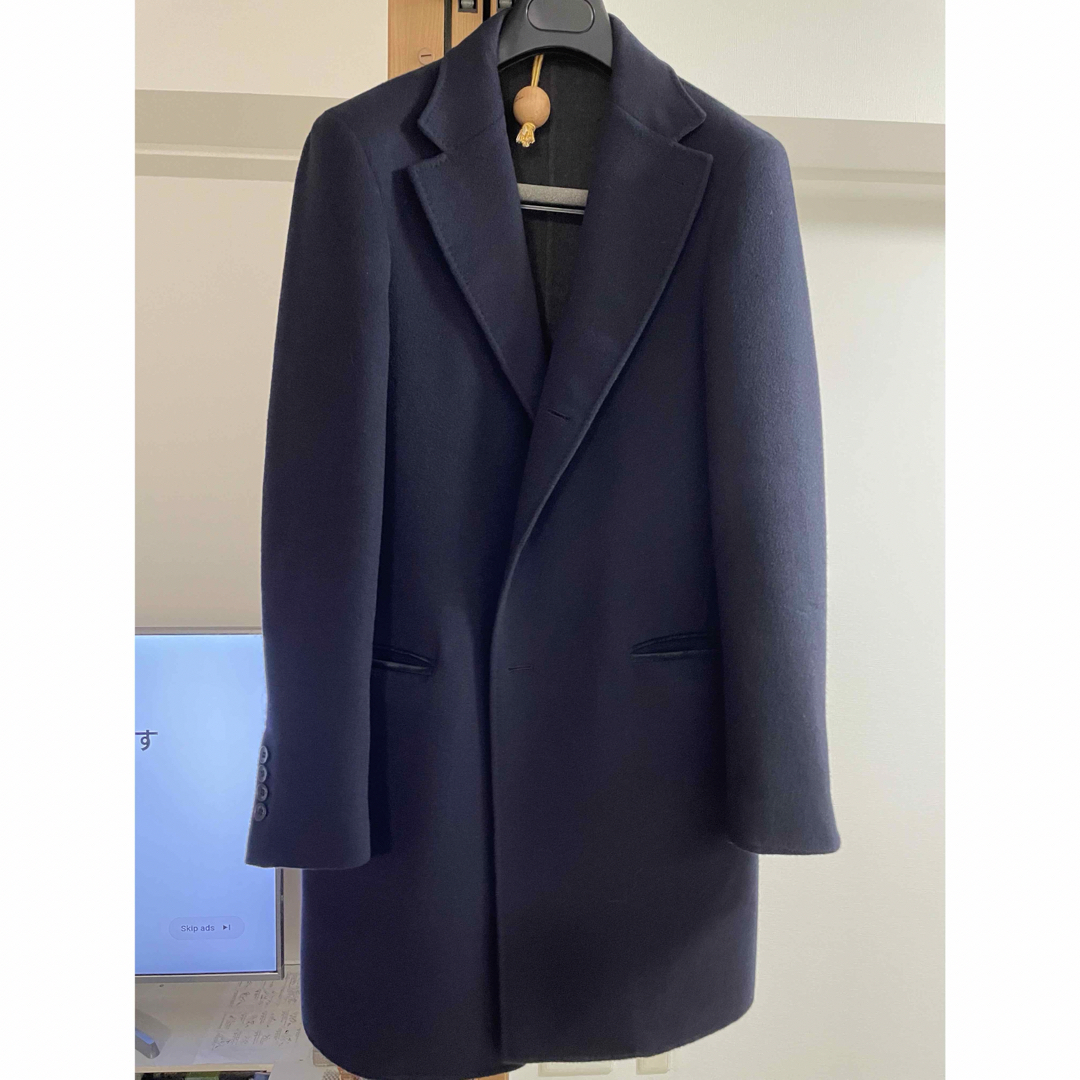LORO PIANA - (美品)ロロピアーナ カシミヤ100%ネイビーコートxs(M