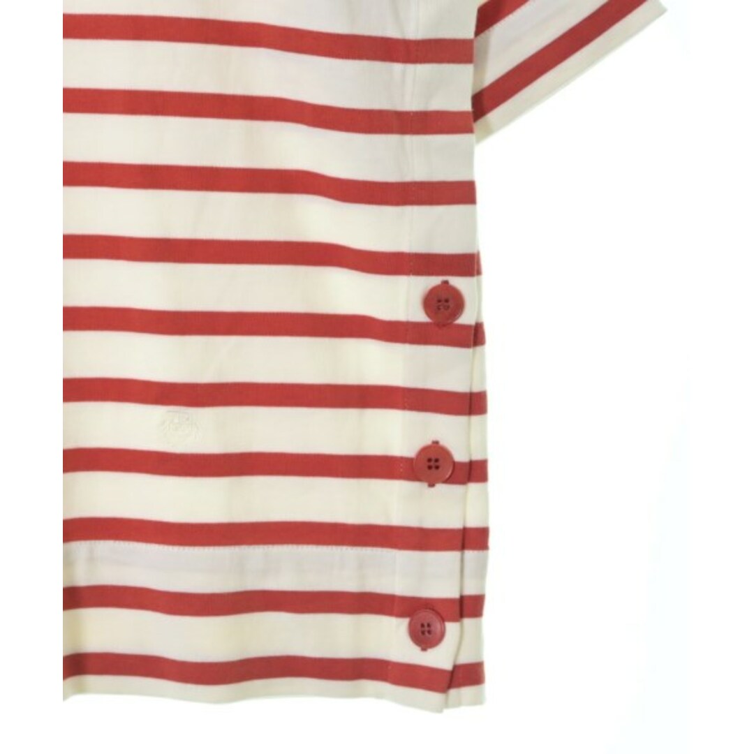 Loro Piana Tシャツ・カットソー 44(L位) 白x赤(ボーダー) 【古着】-