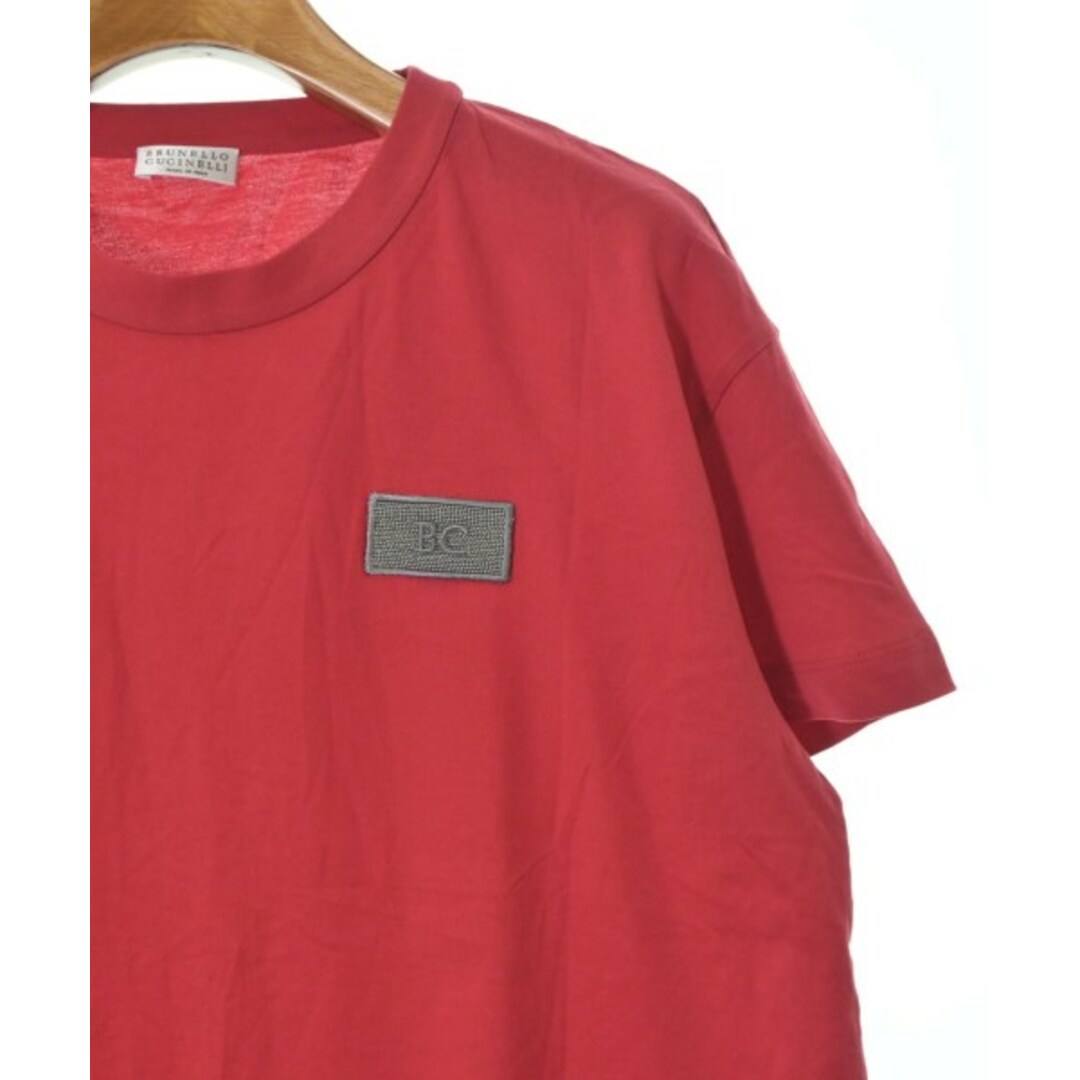 BRUNELLO CUCINELLI - BRUNELLO CUCINELLI Tシャツ・カットソー M 赤