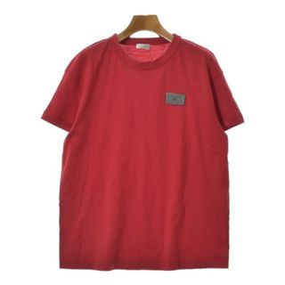 ブルネロクチネリ(BRUNELLO CUCINELLI)のBRUNELLO CUCINELLI Tシャツ・カットソー M 赤 【古着】【中古】(カットソー(半袖/袖なし))